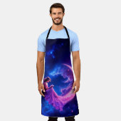 Kinderzimmer Rosa Fee Fantasie Glitzer Neon Moo Schürze (Getragen)