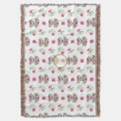 Kinderzimmer-Saal für Blumenmuster-SLOTH Monogram- Decke (Vorderseite Vertikal)