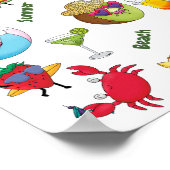 Kinderzimmer Sommer Poster | Kinderzimmer Poster (Ecke)