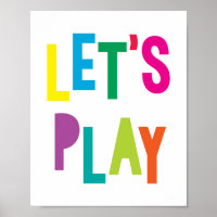 Kinderzimmer Spielzimmer Dekoration Art Print Colo