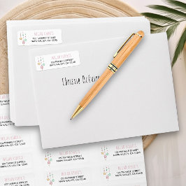 Kinderzimmer Stars Rosa weiße Rücksendeadresse