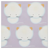 Kinderzimmer-Stoff "White Kittens Pattern" Stoff (Muster)