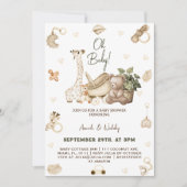 Kinderzimmer Toys Babydusche Einladung (Vorderseite)