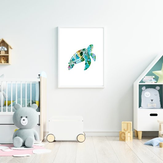 Kinderzimmer Tropical Fish Poster