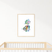Kinderzimmer Tropical Fish Poster