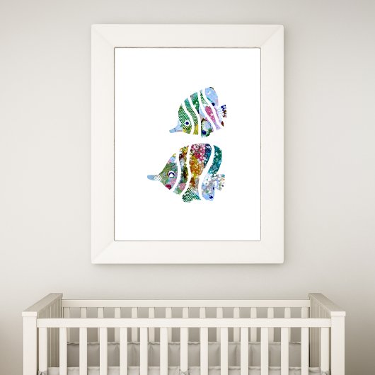 Kinderzimmer Tropical Fish Poster