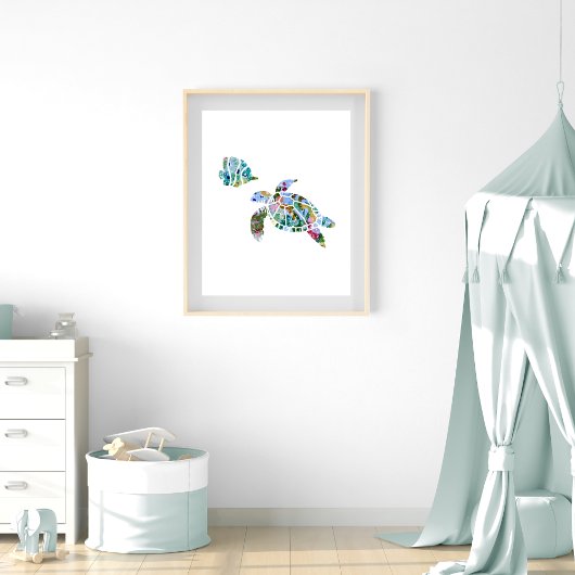 Kinderzimmer Tropical Fish Poster