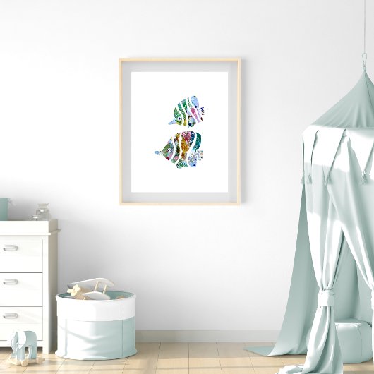 Kinderzimmer Tropical Fish Poster