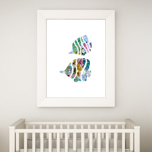 Kinderzimmer Tropical Fish Poster
