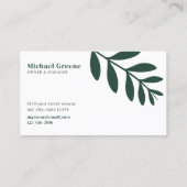 Kinderzimmer und Garten Visitenkarte (Rückseite)