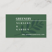 Kinderzimmer und Garten Visitenkarte (Vorderseite)