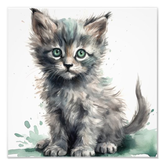 Kinderzimmer- und Kinderzimmerdrucke von Kitten Fotodruck (Vorne)