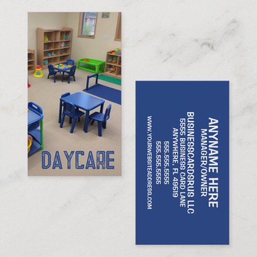 Kinderzimmer Visitenkarte (Vorne/Hinten)