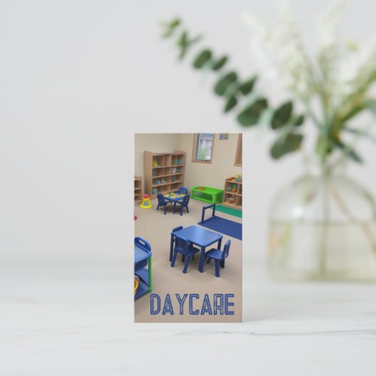 Kinderzimmer Visitenkarte (Stehend Vorderseite)