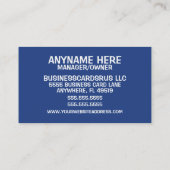 Kinderzimmer Visitenkarte (Rückseite)