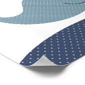 Kinderzimmer Wal Art für Kinder Poster (Ecke)