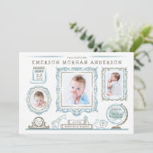 Kinderzimmer Wall Baby Geburtsankündigung Ankündigung (Stehend Vorderseite)