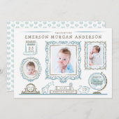 Kinderzimmer Wall Baby Geburtsankündigung Ankündigung (Vorne/Hinten)