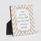 Kinderzimmer Wall Zitat Lesen Sie eine Geschichte Fotoplatte (Vorderseite)