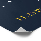 Kinderzimmer Wine Art New baby Individuelle Name S Poster (Ecke)