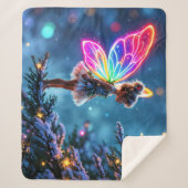 Kinderzimmer Xmas Feenschneewetter Sherpadecke (Vorderseite)