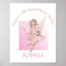 Kinderzimmer Zitat Niedlich Fairosa Sparkle Poster