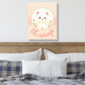 Kinderzimmerkleinkatze Leinwanddruck (Insitu (Schlafzimmer))