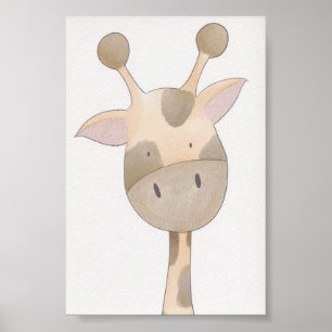 Kinderzimmerposter - Giraffe Poster