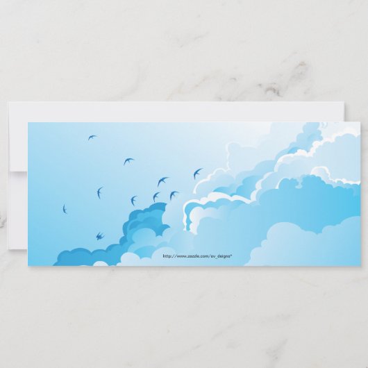 Kinderzirkus Geburtstagskarte Einladung (Rückseite)