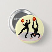 KinderZirkus-Jongleur-T-Shirts und Geschenke Button (Vorne & Hinten)