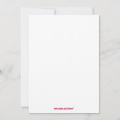 Kinderzirkus trainieren Geburtstagsfeier Einladung (Rückseite)