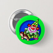 KinderZirkusclown-T-Shirts und Geschenke Button (Vorne & Hinten)