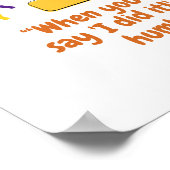 Kindesbewegung mit viel Stolz Poster (Ecke)