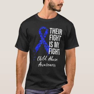 Kindesmissbrauch Bewusstsein für ihren Kampf ist m T-Shirt
