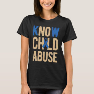 Kindesmissbrauch Bewusstsein T-Shirt
