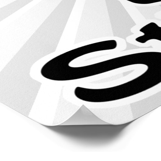 Kindesmissbrauch stinks Skunk Awareness Design Poster (Ecke)