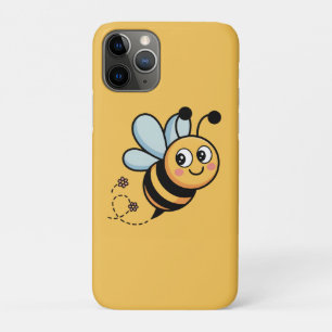Kindgerechte Bienenmaskottchen mit gepunkteter Spu Case-Mate iPhone Hülle