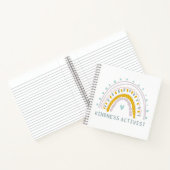 Kindheit Aktivist Antimobbing Zitat und Regenbogen Notizblock (Innenseite)