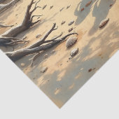 Kindheit an der Küste Seidenpapier (Detail)