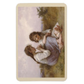 Kindheit Idyll von Bouguereau Magnet (Vertikal)