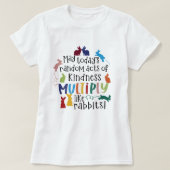 Kindheit Inspiration Rabbit Zitat weiß T-Shirt (Design vorne)