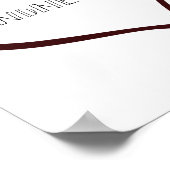 Kindheit ist wichtig Herz Poster (Ecke)