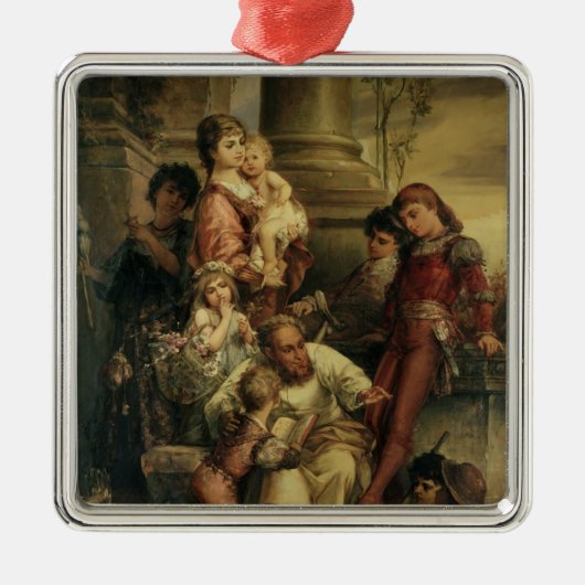 Kindheit Ornament Aus Metall (Vorne)