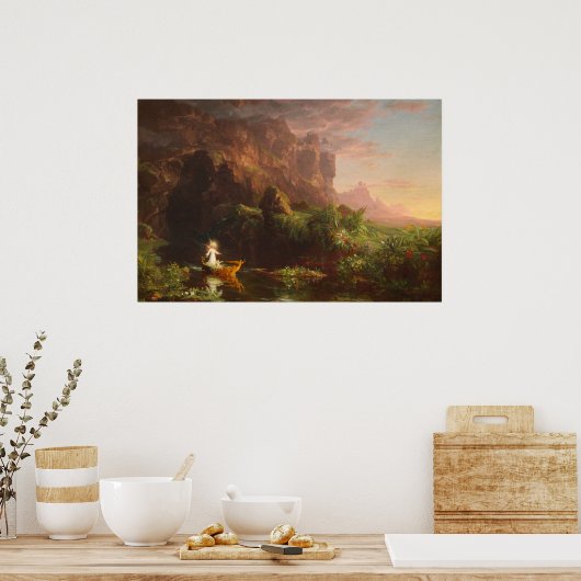 Kindheit - Thomas Cole Fine Art Poster (Küche)