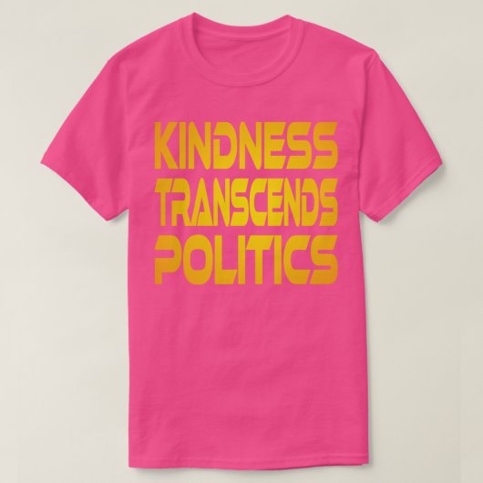 Kindheit überwindet politische Idiumgelb T-Shirt (Design vorne)