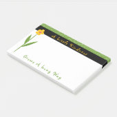 Kindheit wächst Blume Inspiration 10 X 6 Post-it Klebezettel (angewinkelt)