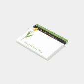 Kindheit wächst Blume Inspiration 4 X 3 Post-it Klebezettel (angewinkelt)