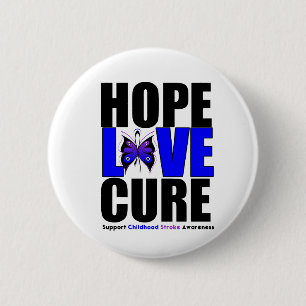 Kindheits-Anschlag-Hoffnungs-Liebe-Heilung Button