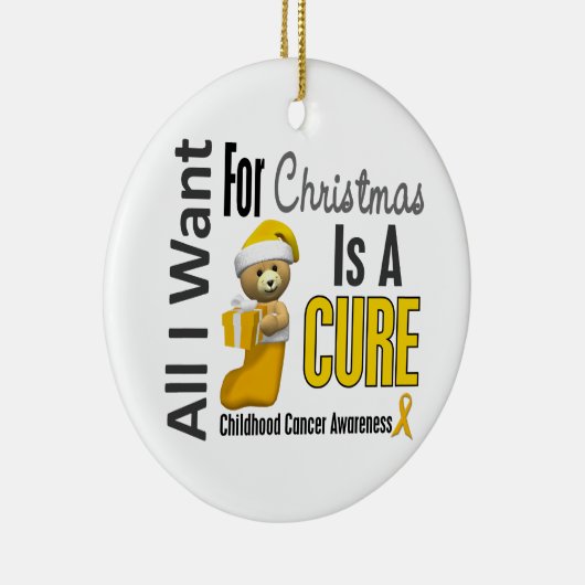 Kindheits-Krebs aller will ich Keramikornament (Rechts)