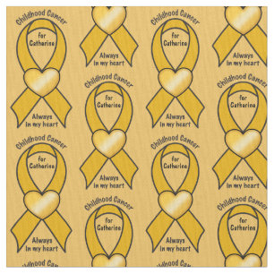 Kindheits-Krebs-Band-Herz-Name kundengerecht Stoff